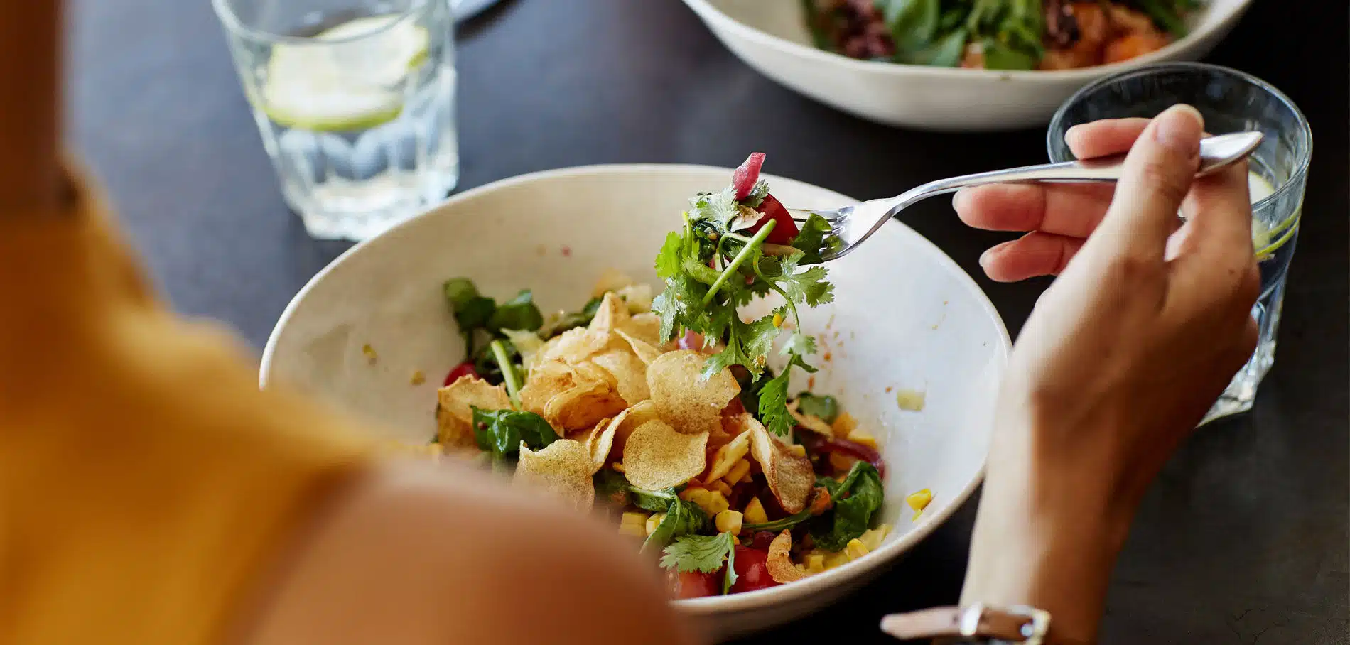 Un repas consommé avec modération